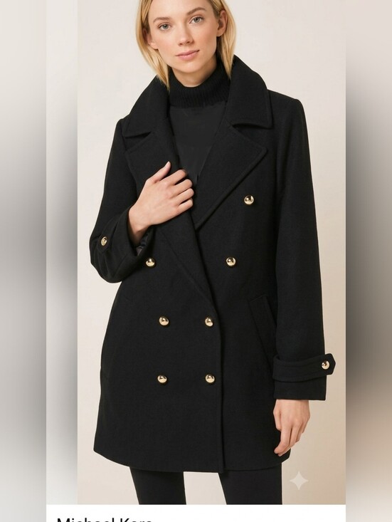 Michael Kors Jackets & Blazers - Michael Kors black coat size 2